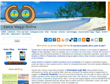 Tablet Screenshot of cerca-viaggi-online.com